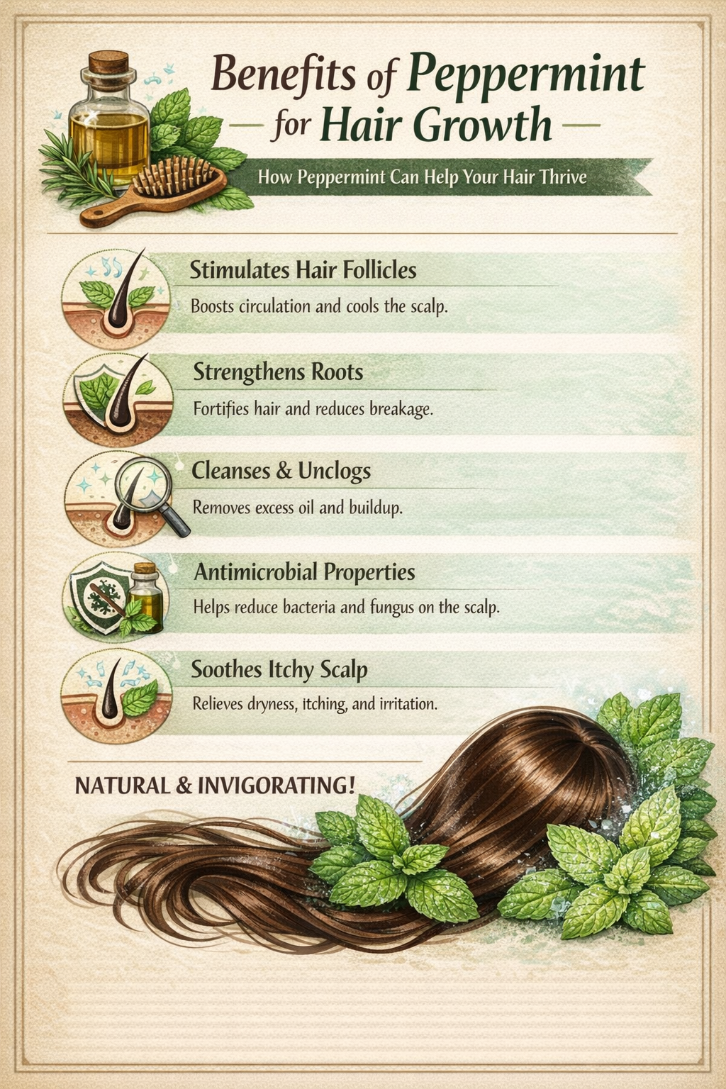 Keśa Rosemary & Peppermint Hair Growth Spray