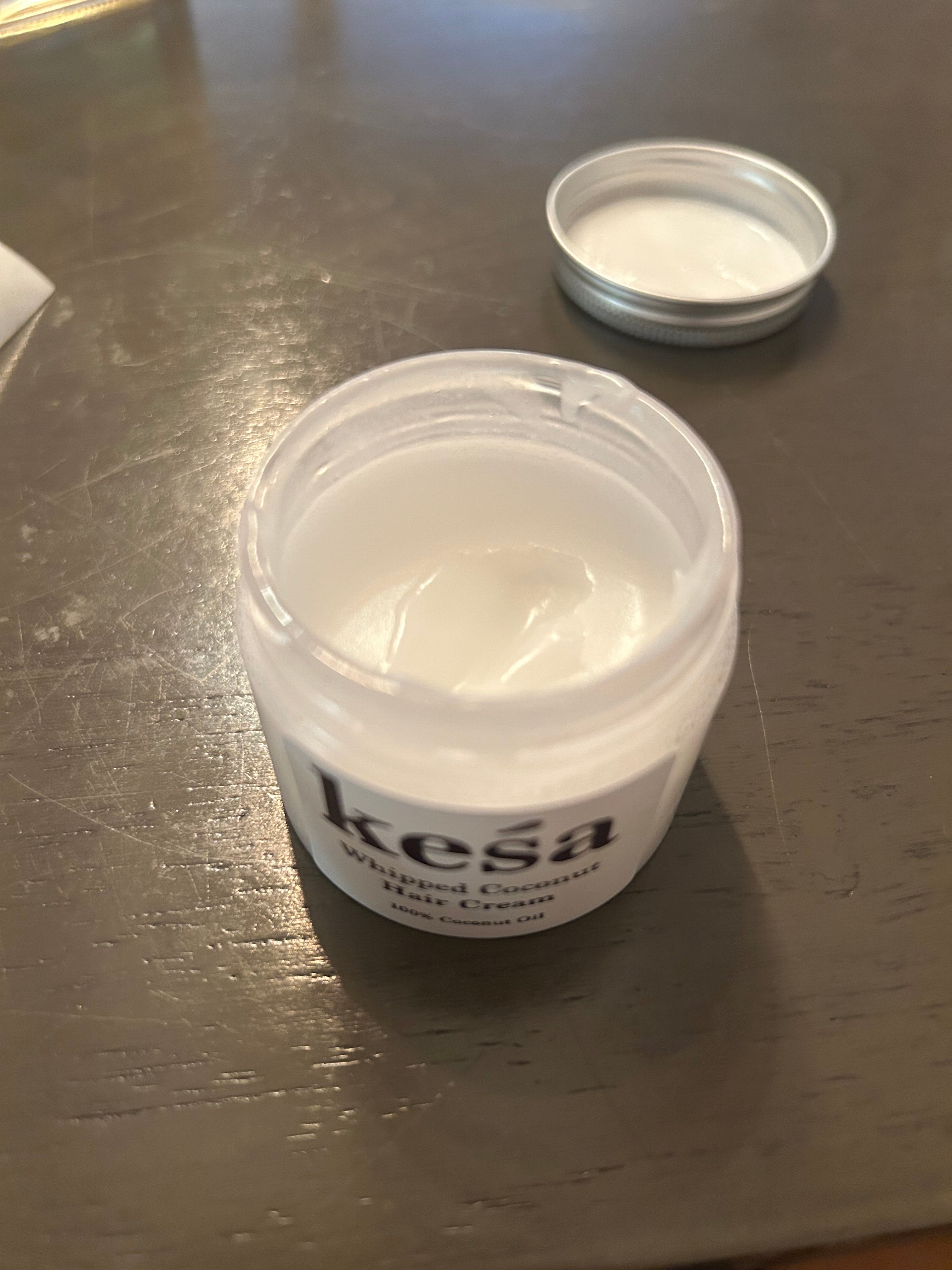 Keśa Whipped Coconut Hair Moisturizing Cream for Dry, Brittle Hair