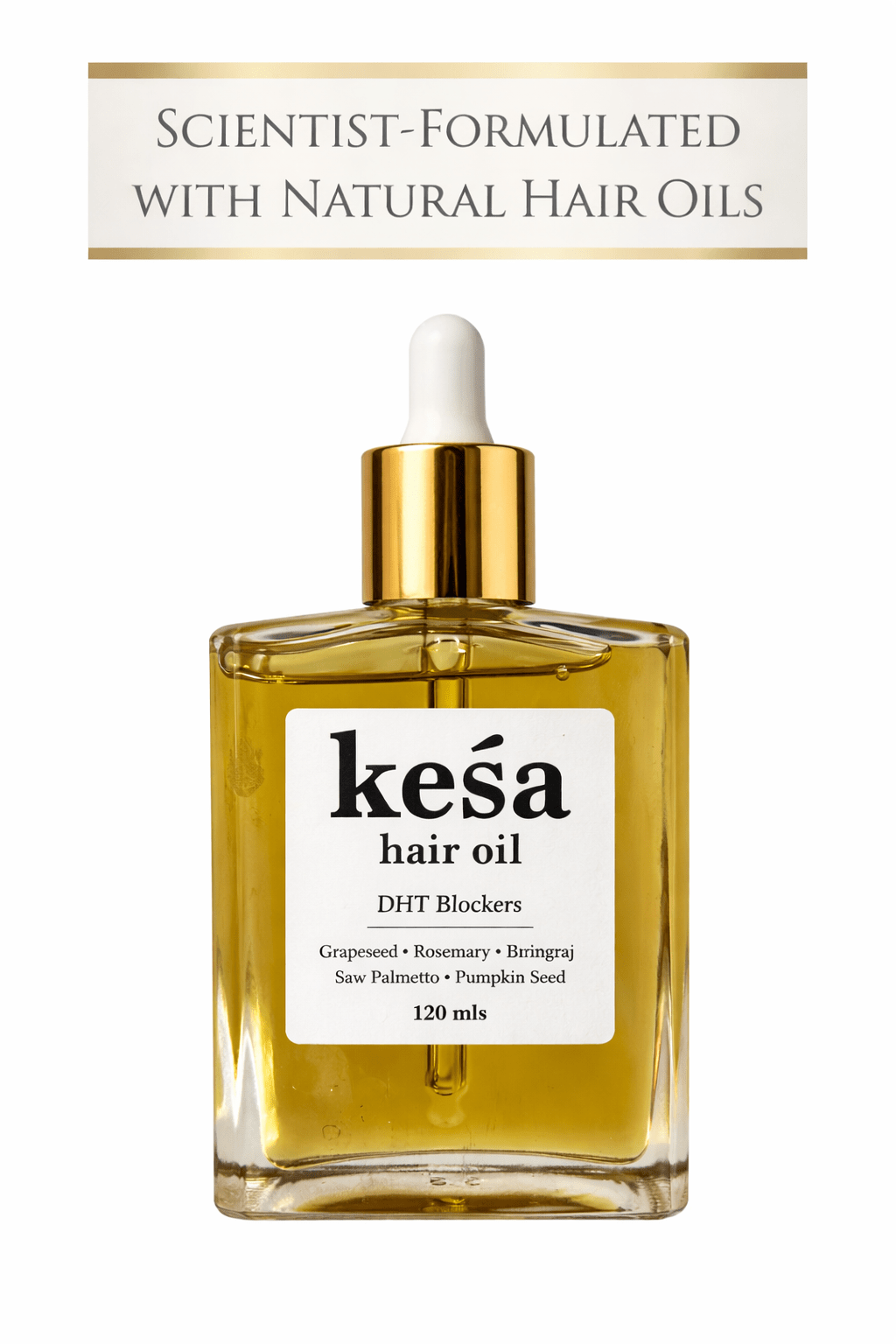 Keśa Hair Growth Oil with DHT Blockers - keśa beauty