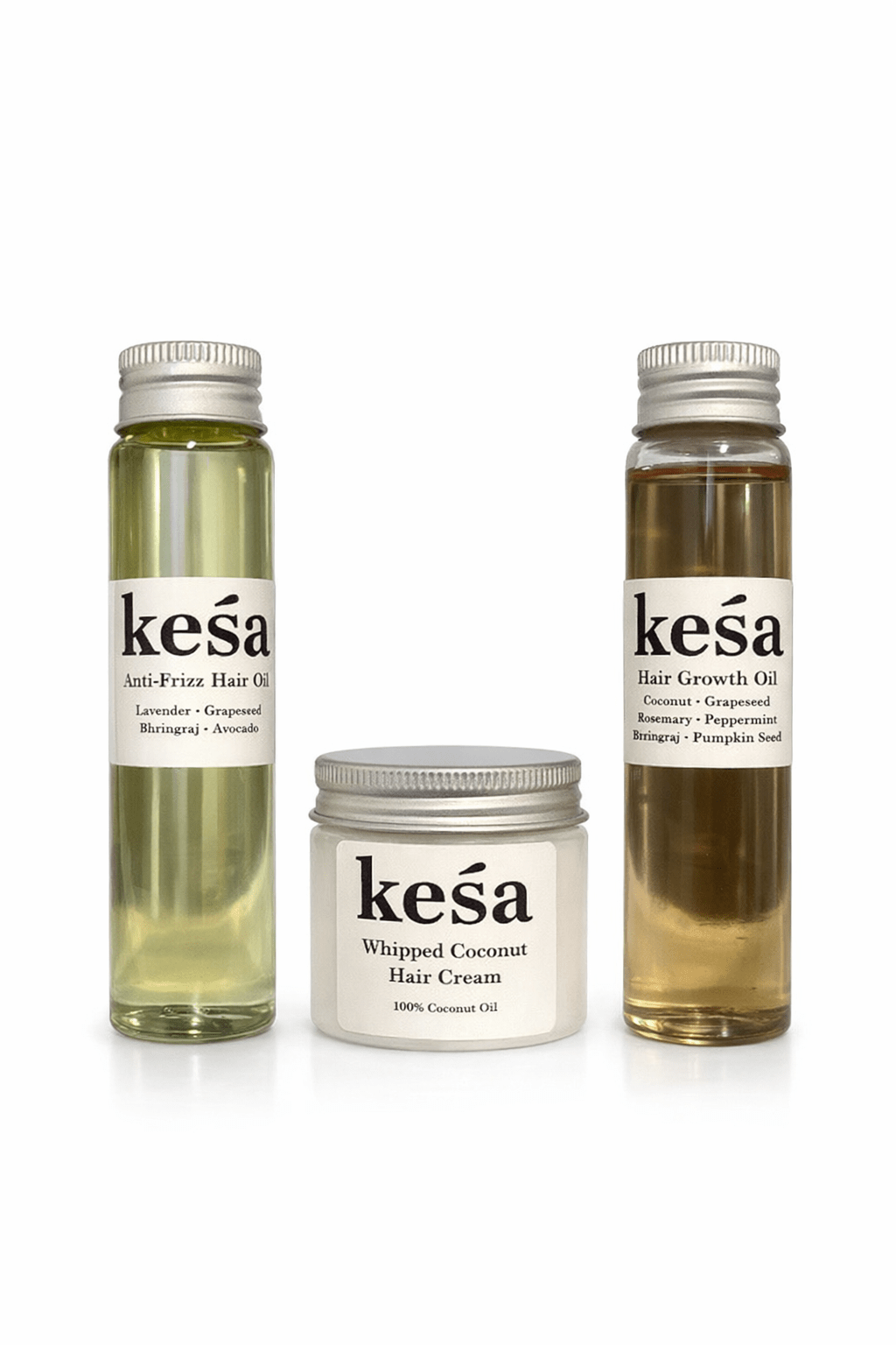 Keśa Hair Oil Bundle, Natural Hair Growth, Anti - Frizz, Coconut Mask - keśa beauty