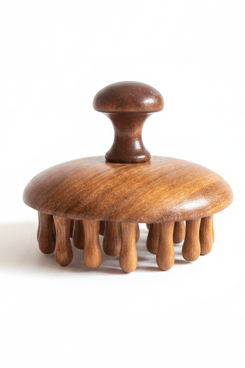 Wooden head massager - keśa beauty