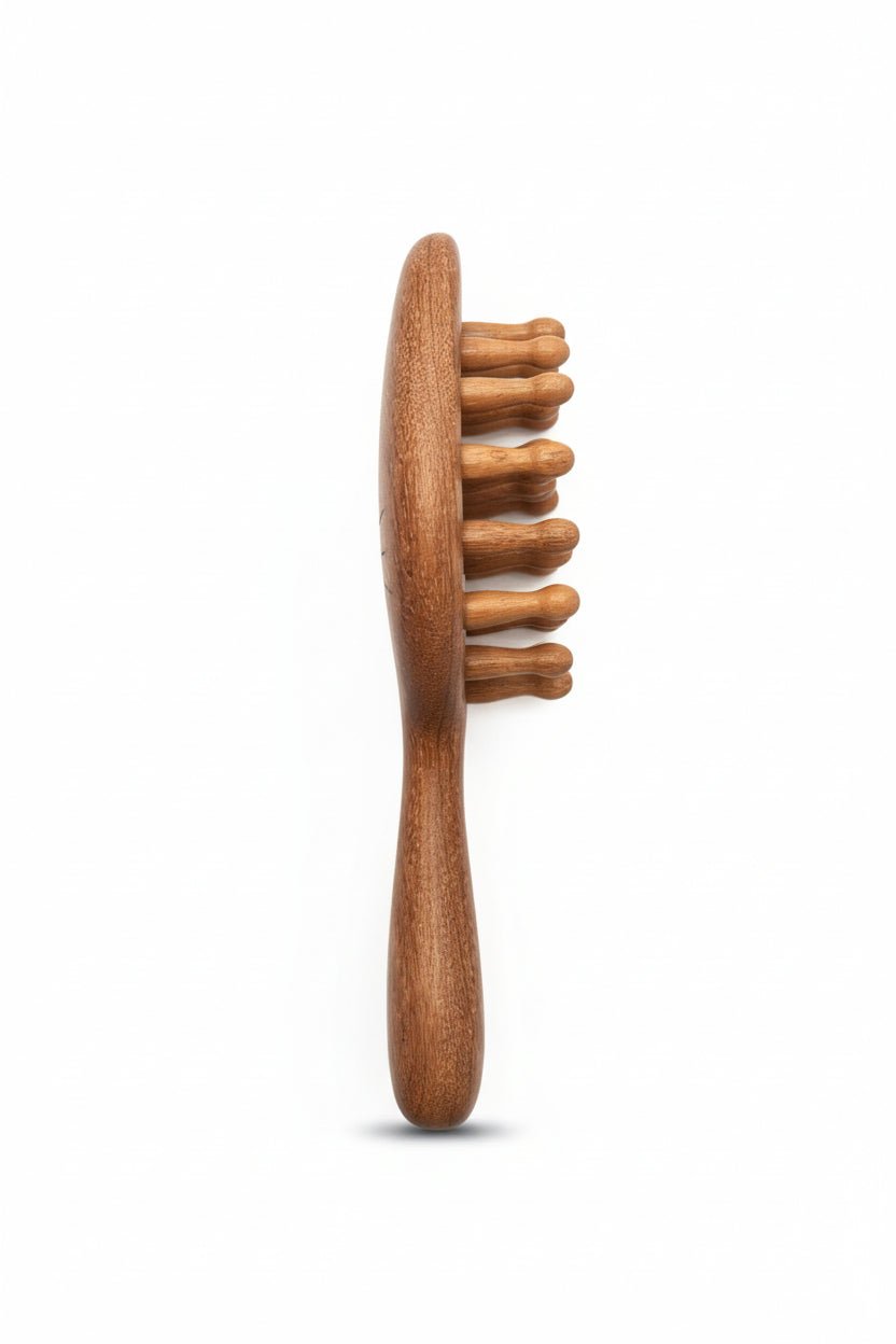 Wooden head massager - keśa beauty
