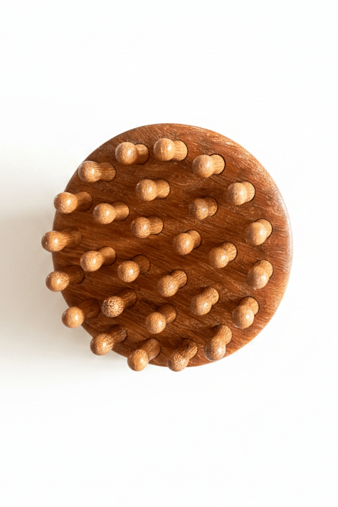 Wooden head massager - keśa beauty